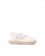 Эспадрильи для девочки с пряжкой Pisamonas, белый Эспадрильи для девочки с пряжкой Pisamonas, белый