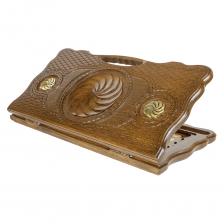 Нарды резные "Бесконечность 5" с ручкой 60, Haleyan Нарды резные "Бесконечность 5" с ручкой 60, Haleyan