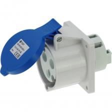 Встраиваемая розетка INPIN 32A/230V/1P+N+E/IP44, фланец 75x75 CA1395 Встраиваемая розетка INPIN 32A/230V/1P+N+E/IP44, фланец 75x75 CA1395