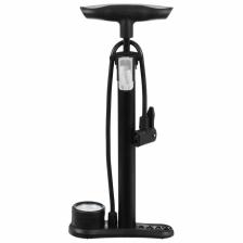 Насос напольный с манометром, авто/вело ниппель, цвет чёрный Насос напольный с манометром, авто/вело ниппель, цвет чёрный