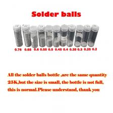 Шарики припоя BGA 0.2-0.76 мм 1 шт., Глу Шарики припоя BGA 0.2-0.76 мм 1 шт., Глу