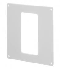 Накладка настенная пластиковая для плоских воздуховодов 55х110 мм Накладка настенная пластиковая для плоских воздуховодов 55х110 мм