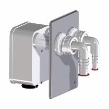 Блок сифонный HL к сифону HL4000.0 для двух стиральных/посудомоечных машин Блок сифонный HL к сифону HL4000.0 для двух стиральных/посудомоечных машин