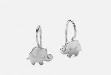 Детские серьги серебряные Children's Elephant 2 шт PEPELA JEWELRY Детские серьги серебряные Children's Elephant 2 шт PEPELA JEWELRY