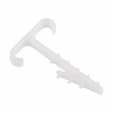 Дюбель-хомут Т-образный для двух кабелей 2х12мм, белый (100 шт/уп) REXANT, цена за 1 упак Дюбель-хомут Т-образный для двух кабелей 2х12мм, белый (100 шт/уп) REXANT, цена за 1 упак