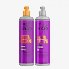 Набор для ухода за волосами TIGI Набор для блондинок Bed Head Serial Blonde: Шампунь + Кондиционер Набор для ухода за волосами TIGI Набор для блондинок Bed Head Serial Blonde: Шампунь + Кондиционер