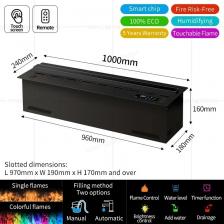 Современный 3D паровой камин, бесшумный декоративный увлажнитель воздуха, электрическое пламя, светодиодный камин с водяными парами, домашний пульт дистанционного управления, ТВ, настенный декор комнаты Современный 3D паровой камин, бесшумный декоративный увлажнитель воздуха, электрическое пламя, светодиодный камин с водяными парами, домашний пульт дистанционного управления, ТВ, настенный декор комнаты