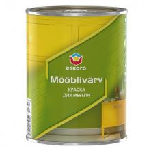 краска для мебели ESKARO Mooblivarv 0,9л белая, арт.ESP072 краска для мебели ESKARO Mooblivarv 0,9л белая, арт.ESP072