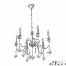 Подвесная люстра Arte Milano 342101/6 CR Подвесная люстра Arte Milano 342101/6 CR