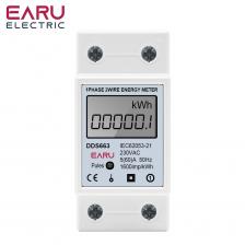 Однофазный электрический счетчик энергии EARUELECTRIC DDS663 Однофазный электрический счетчик энергии EARUELECTRIC DDS663