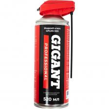 Жидкий ключ с профессиональным распылителем Gigant Professional 520 мл GPLKS-520 облегчает демонтаж прикипевших и приржавевших соединений и узлов. Обладая высокой проникающей способностью, действует быстро. Жидкий ключ вытесняет влагу, препятствует коррозии. Удобно распыляется благодаря удлинительной трубке. Применяется для широкого спектра сервисных задач, в том числе подходит для удаления масляных загрязнений и для защиты электрооборудования от окисления. Существенно облегчает отвинчивание и демонтаж деталей Предотвращает срыв резьбы Вытесняет влагу и препятствует коррозии Удалят битумные, масляные и мазутные загрязнения Защищает электрооборудование от окисления Действует за 1 – 2 минуты Обладает высокой проникающей способностью Удобно распыляется благодаря удлинительной трубке Перед применением тщательно встряхнуть. Для достижения наилучшего результата использовать при температуре баллона выше +14°С. Распылить средство на обрабатываемые детали и соединения Оставить на 1 – 2 минуты для воздействия При необходимости повторить обработку. Жидкий ключ с профессиональным распылителем Gigant Professional 520 мл GPLKS-520 облегчает демонтаж прикипевших и приржавевших соединений и узлов. Обладая высокой проникающей способностью, действует быстро. Жидкий ключ вытесняет влагу, препятствует коррозии. Удобно распыляется благодаря удлинительной трубке. Применяется для широкого спектра сервисных задач, в том числе подходит для удаления масляных загрязнений и для защиты электрооборудования от окисления. Существенно облегчает отвинчивание и демонтаж деталей Предотвращает срыв резьбы Вытесняет влагу и препятствует коррозии Удалят битумные, масляные и мазутные загрязнения Защищает электрооборудование от окисления Действует за 1 – 2 минуты Обладает высокой проникающей способностью Удобно распыляется благодаря удлинительной трубке Перед применением тщательно встряхнуть. Для достижения наилучшего результата использовать при температуре баллона выше +14°С. Распылить средство на обрабатываемые детали и соединения Оставить на 1 – 2 минуты для воздействия При необходимости повторить обработку.