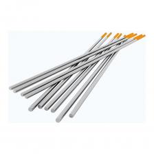 Электроды вольфрамовые WL-15 представляют собой высококачественные и надежные электроды, предназначенные для TIG-сварки (аргонодуговой сварки). Они производятся из чистого вольфрама с добавлением небольшого количества редкоземельного элемента лантана, что придаёт им золотистый цвет и улучшает эксплуатационные характеристики. Устойчивость к термическому раздуванию: золотистые электроды WL-15 обеспечивают отличное сведение дуги, благодаря чему сварочные швы получаются ровными и качественными. Длительный срок службы: благодаря высоким качествам материала и его свойствам электроды способны справляться с высоким тепловым воздействием. Широкий спектр применения: эти электроды идеально подходят для сварки различных цветных металлов и их сплавов, включая алюминий, магний и медь. Внимание, изображение товара может отличаться от реального! Верные параметры указаны в технических характеристиках товара. Электроды вольфрамовые WL-15 представляют собой высококачественные и надежные электроды, предназначенные для TIG-сварки (аргонодуговой сварки). Они производятся из чистого вольфрама с добавлением небольшого количества редкоземельного элемента лантана, что придаёт им золотистый цвет и улучшает эксплуатационные характеристики. Устойчивость к термическому раздуванию: золотистые электроды WL-15 обеспечивают отличное сведение дуги, благодаря чему сварочные швы получаются ровными и качественными. Длительный срок службы: благодаря высоким качествам материала и его свойствам электроды способны справляться с высоким тепловым воздействием. Широкий спектр применения: эти электроды идеально подходят для сварки различных цветных металлов и их сплавов, включая алюминий, магний и медь. Внимание, изображение товара может отличаться от реального! Верные параметры указаны в технических характеристиках товара.