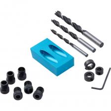 Кондуктор для сверления под углом 15 градусов - это инструмент для сверления скрытых и наклонных отверстий. Направляющая для сверления отверстий предназначена для надёжного и простого соединения деревянных деталей с использованием технологии «косой шуруп». В комплекте с кондуктором идут 13 предметов, включая 3 ограничительных кольца разного диаметра, 3 сверла диаметром 6, 8, 10 мм, шестигранник для затяжки и 6 сменных насадок для сверла диаметром 6, 8 и 10 мм (по 2 насадки каждого диаметра). Материал шаблона для сверления под углом - алюминиевый сплав, материал насадок - сталь высокой прочности. Для использования кондуктора необходимо зажимать его струбцинами, чтобы получить идеальный результат. Для сверления отверстий, необходимо установить насадку нужного диаметра и затянуть ее с помощью шестигранника. Затем, необходимо установить кондуктор на поверхность, на которой будет производиться сверление, и зажать его струбцинами. После этого, можно приступать к сверлению отверстий. Кондуктор для сверления наклонных отверстий со сменными насадками - это надежный и удобный инструмент. Он идеально подходит для домашних работ, а также для использования в столярной мастерской или гараже. Благодаря этому инструменту, можно создавать незаметные соединения, что делает кондуктор для сверления под углом незаменимым инструментом для любого столяра. Кондуктор для сверления под углом 15 градусов - это инструмент для сверления скрытых и наклонных отверстий. Направляющая для сверления отверстий предназначена для надёжного и простого соединения деревянных деталей с использованием технологии «косой шуруп». В комплекте с кондуктором идут 13 предметов, включая 3 ограничительных кольца разного диаметра, 3 сверла диаметром 6, 8, 10 мм, шестигранник для затяжки и 6 сменных насадок для сверла диаметром 6, 8 и 10 мм (по 2 насадки каждого диаметра). Материал шаблона для сверления под углом - алюминиевый сплав, материал насадок - сталь высокой прочности. Для использования кондуктора необходимо зажимать его струбцинами, чтобы получить идеальный результат. Для сверления отверстий, необходимо установить насадку нужного диаметра и затянуть ее с помощью шестигранника. Затем, необходимо установить кондуктор на поверхность, на которой будет производиться сверление, и зажать его струбцинами. После этого, можно приступать к сверлению отверстий. Кондуктор для сверления наклонных отверстий со сменными насадками - это надежный и удобный инструмент. Он идеально подходит для домашних работ, а также для использования в столярной мастерской или гараже. Благодаря этому инструменту, можно создавать незаметные соединения, что делает кондуктор для сверления под углом незаменимым инструментом для любого столяра.