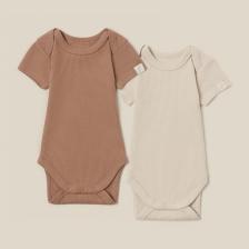 Набор боди 2 шт. SL HOME, рост 86-92 см, бежевый, кофейный Набор боди 2 шт. SL HOME, рост 86-92 см, бежевый, кофейный