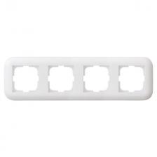 рамка 4 поста OVIVO Loft белый рамка 4 поста OVIVO Loft белый
