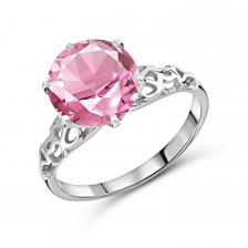 Серебряное кольцо с сапфиром и родированием Серебряное кольцо с сапфиром и родированием