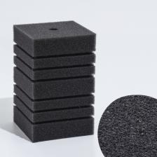 Губка прямоугольная для фильтра турбо № 11, 10x10x16 см, серая Губка прямоугольная для фильтра турбо № 11, 10x10x16 см, серая