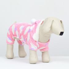 Комбинезон «Любовь» с капюшоном, размер M (ДС 30 см, ОГ 40 см, ОШ 30 см), розовый Комбинезон «Любовь» с капюшоном, размер M (ДС 30 см, ОГ 40 см, ОШ 30 см), розовый