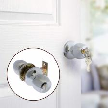 Защелка 1103, с ключом, цвет хром Защелка 1103, с ключом, цвет хром