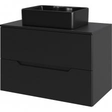 Тумба подвесная с накладной раковиной Orange Line отличается современным дизайном. Изготовлена из МДФ высокой плотности. Мебель покрыта пленкой ПВХ с технологией Soft Touch — ламинация класса премиум, с повышенными тактильными свойствами. Пленка обеспечивает дополнительную защиту мебели от влаги и перепадов температуры. На ящики установлены комплекты скрытых направляющих Hettich, обеспечивающие полное выдвижение и имеющие встроенную систему плавного и бесшумного закрывания. Исполнение - матовое. Материал раковины - фарфор. Отверстие в столешнице под раковину монтируется самостоятельно. Донный клапан приобретается отдельно. Тумба подвесная с накладной раковиной Orange Line отличается современным дизайном. Изготовлена из МДФ высокой плотности. Мебель покрыта пленкой ПВХ с технологией Soft Touch — ламинация класса премиум, с повышенными тактильными свойствами. Пленка обеспечивает дополнительную защиту мебели от влаги и перепадов температуры. На ящики установлены комплекты скрытых направляющих Hettich, обеспечивающие полное выдвижение и имеющие встроенную систему плавного и бесшумного закрывания. Исполнение - матовое. Материал раковины - фарфор. Отверстие в столешнице под раковину монтируется самостоятельно. Донный клапан приобретается отдельно.