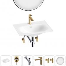 Комплексное предложение по специальной цене, включающее все необходимое для обустройства санузла / ванной комнаты, где каждый элемент усовершенствован для достижения абсолютной гигиены и надежности монтажа, максимального удобства использования. КЕРАМИЧЕСКАЯ РАКОВИНА Керамическое изделие обладает ровной поверхностью, от которой, ощущается приятное тепло и уют. Благодаря своему мерцающему блеску, раковина производит особенно благородное впечатление и подчеркивает высокое качество оснащения ванной комнаты. Вследствие обжига керамики при температуре 1250° С образуется плотная трехслойная фарфоровая структура, которая придает прочность и обеспечивает белизну как внутренней, так и внешней поверхности умывальника. Антибактериальное грязеотталкивающее покрытие керамики Lavinia Boho препятствует образованию налета и размножению патогенных бактерий. Для регулярной уборки раковины достаточно использования теплой воды и мягкой салфетки. Конструкция чаши умывальника и расположение смесителя позволяют максимально избежать брызг воды при использовании изделия. Сливное отверстие раковины и точно выверенный угол уклона, обеспечивают слив до 30 литров воды в минуту, что позволяет использовать умывальник без ограничений мощности потока и опасения перелива воды. ДОННЫЙ КЛАПАН CLICK-CLACK Донный клапан из высококачественной латуни отличается прочностью и долговечностью, устойчив к коррозии, процессам окисления и повреждениям. Внутренние стенки изделия имеют фирменное защитное покрытие Protect’IN, препятствующее скоплению грязи и оседанию водопроводных примесей и солей, что облегчает уход и снижает вероятность образования засоров. В быту наличие клапана не только сдержит проникновение неприятных запахов из канализации, но и превратит обычную раковину в многофункциональный атрибут: от своеобразной емкости для стирки вещей, мытья игрушек до уходовых ванночек. Заглушка клапана служит барьером от попадания мелких предметов в сливное отверстие раковины, а удобная разборная конструкция позволяет прочищать механизм от возможных загрязнений за считанные минуты. МЕТАЛЛИЧЕСКИЙ СИФОН Выполненный из латуни сифон Drainage System обладает высокой устойчивостью к перепадам температур и давления, не накапливает статическое электричество и не притягивает пыль. Сплав не содержит вредных для здоровья веществ и не окисляется со временем. Декоративное покрытие устойчиво к выцветанию и воздействию коррозии, а места наибольшего износа дополнительно защищены от истирания. Внутренние стенки с защитным покрытием Protect’IN не подвержены скоплению грязи, оседанию водопроводных примесей и солей, что сводит к минимуму образование засоров. Интуитивно понятный монтаж позволяет осуществить сборку и подключение сифона самостоятельно. Наличие регулировки длины патрубка способствует беспроблемной установке при нестандартном расположении коммуникаций и необходимости адаптировать конструкцию под тип и габариты умывальника. Высокая пропускная способность обеспечивает оптимальный отток воды и комфорт водных процедур. Функция гидрозатвора препятствует проникновению неприятных запахов из канализации. ЛАТУННЫЙ СМЕСИТЕЛЬ ДЛЯ РАКОВИНЫ Надежный смеситель ICON! for life от Wellsee – функциональное решение для умывальной зоны. Для включения или выключения воды достаточно легкого прикосновения к эргономичной ручке. Высокую точность управления напором и температурой воды обеспечивает испанский керамический картридж GLIDEmove. Регулируемый аэратор Neoperl с технологией AIRflow? позволяет скорректировать направление потока, уменьшает разбрызгивание и приглушает шум воды. Литой корпус из сантехнической латуни высокой плотности выдерживает перепады давления и отлично противостоит гидроударам. Покрытие смесителя устойчиво к выцветанию и воздействию коррозии, а места наибольшего износа защищены от истирания и известкового налета. Прочные гибкие шланги из каучука в металлической оплетке и качественная опрессовка INNOpex обеспечивают наивысшую надежность соединений и устойчивость к перепадам давления в системе, тем самым предотвращая возможные протечки. УГЛОВЫЕ ВЕНТИЛИ ДЛЯ ПОДКЛЮЧЕНИЯ СМЕСИТЕЛЯ (2 Комплексное предложение по специальной цене, включающее все необходимое для обустройства санузла / ванной комнаты, где каждый элемент усовершенствован для достижения абсолютной гигиены и надежности монтажа, максимального удобства использования. КЕРАМИЧЕСКАЯ РАКОВИНА Керамическое изделие обладает ровной поверхностью, от которой, ощущается приятное тепло и уют. Благодаря своему мерцающему блеску, раковина производит особенно благородное впечатление и подчеркивает высокое качество оснащения ванной комнаты. Вследствие обжига керамики при температуре 1250° С образуется плотная трехслойная фарфоровая структура, которая придает прочность и обеспечивает белизну как внутренней, так и внешней поверхности умывальника. Антибактериальное грязеотталкивающее покрытие керамики Lavinia Boho препятствует образованию налета и размножению патогенных бактерий. Для регулярной уборки раковины достаточно использования теплой воды и мягкой салфетки. Конструкция чаши умывальника и расположение смесителя позволяют максимально избежать брызг воды при использовании изделия. Сливное отверстие раковины и точно выверенный угол уклона, обеспечивают слив до 30 литров воды в минуту, что позволяет использовать умывальник без ограничений мощности потока и опасения перелива воды. ДОННЫЙ КЛАПАН CLICK-CLACK Донный клапан из высококачественной латуни отличается прочностью и долговечностью, устойчив к коррозии, процессам окисления и повреждениям. Внутренние стенки изделия имеют фирменное защитное покрытие Protect’IN, препятствующее скоплению грязи и оседанию водопроводных примесей и солей, что облегчает уход и снижает вероятность образования засоров. В быту наличие клапана не только сдержит проникновение неприятных запахов из канализации, но и превратит обычную раковину в многофункциональный атрибут: от своеобразной емкости для стирки вещей, мытья игрушек до уходовых ванночек. Заглушка клапана служит барьером от попадания мелких предметов в сливное отверстие раковины, а удобная разборная конструкция позволяет прочищать механизм от возможных загрязнений за считанные минуты. МЕТАЛЛИЧЕСКИЙ СИФОН Выполненный из латуни сифон Drainage System обладает высокой устойчивостью к перепадам температур и давления, не накапливает статическое электричество и не притягивает пыль. Сплав не содержит вредных для здоровья веществ и не окисляется со временем. Декоративное покрытие устойчиво к выцветанию и воздействию коррозии, а места наибольшего износа дополнительно защищены от истирания. Внутренние стенки с защитным покрытием Protect’IN не подвержены скоплению грязи, оседанию водопроводных примесей и солей, что сводит к минимуму образование засоров. Интуитивно понятный монтаж позволяет осуществить сборку и подключение сифона самостоятельно. Наличие регулировки длины патрубка способствует беспроблемной установке при нестандартном расположении коммуникаций и необходимости адаптировать конструкцию под тип и габариты умывальника. Высокая пропускная способность обеспечивает оптимальный отток воды и комфорт водных процедур. Функция гидрозатвора препятствует проникновению неприятных запахов из канализации. ЛАТУННЫЙ СМЕСИТЕЛЬ ДЛЯ РАКОВИНЫ Надежный смеситель ICON! for life от Wellsee – функциональное решение для умывальной зоны. Для включения или выключения воды достаточно легкого прикосновения к эргономичной ручке. Высокую точность управления напором и температурой воды обеспечивает испанский керамический картридж GLIDEmove. Регулируемый аэратор Neoperl с технологией AIRflow? позволяет скорректировать направление потока, уменьшает разбрызгивание и приглушает шум воды. Литой корпус из сантехнической латуни высокой плотности выдерживает перепады давления и отлично противостоит гидроударам. Покрытие смесителя устойчиво к выцветанию и воздействию коррозии, а места наибольшего износа защищены от истирания и известкового налета. Прочные гибкие шланги из каучука в металлической оплетке и качественная опрессовка INNOpex обеспечивают наивысшую надежность соединений и устойчивость к перепадам давления в системе, тем самым предотвращая возможные протечки. УГЛОВЫЕ ВЕНТИЛИ ДЛЯ ПОДКЛЮЧЕНИЯ СМЕСИТЕЛЯ (2