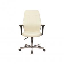 Кресло Easy Chair VBEChair-224 DSL PPU кожзам, бежевый OR-10, хром 979627 Кресло Easy Chair VBEChair-224 DSL PPU кожзам, бежевый OR-10, хром 979627