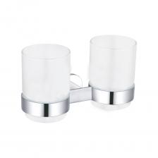 Двойной держатель Двойной стакан с настенным держателем RavSlezak стекло, хром/белый YUA0202CB Двойной держатель Двойной стакан с настенным держателем RavSlezak стекло, хром/белый YUA0202CB