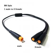 6 мм M6 2 3 5 контактов 1 штекер на 2 гнезда Разветвитель Julet Электрический стыковый кабель Разъем для электровелосипеда водонепроницаемый шнур датчика сигнала M 6 мм M6 2 3 5 контактов 1 штекер на 2 гнезда Разветвитель Julet Электрический стыковый кабель Разъем для электровелосипеда водонепроницаемый шнур датчика сигнала M