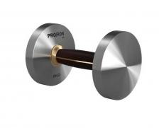 Гантель из нержавеющей стали и черного дерева 6кг PROIRON Г1060НЧ Гантель из нержавеющей стали и черного дерева 6кг PROIRON Г1060НЧ