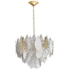 Люстра подвесная шириной 60 см Odeon Light Lace 5052/15 золото/белый/прозрачный/металл/стекло/фарфор/металл E14 15*40W Люстра подвесная шириной 60 см Odeon Light Lace 5052/15 золото/белый/прозрачный/металл/стекло/фарфор/металл E14 15*40W