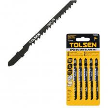 Полотна по дереву для электролобзика Полотна по дереву Т244D 5 шт, HCS, 100 мм для электролобзика TOLSEN 76803 Полотна по дереву для электролобзика Полотна по дереву Т244D 5 шт, HCS, 100 мм для электролобзика TOLSEN 76803
