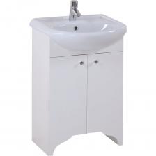 Тумба с раковиной Onika Омега 50 напольная, белая 105015 Тумба с раковиной Onika Омега 50 напольная, белая 105015