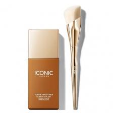 Набор средств для макияжа ICONIC LONDON Набор для лица Super Smoother Blurring Тональный крем+Кисть Набор средств для макияжа ICONIC LONDON Набор для лица Super Smoother Blurring Тональный крем+Кисть