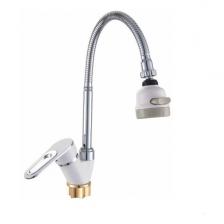 Смеситель для кухни с гибким изливом Potato (Потато) P58274-7 белый Смеситель для кухни с гибким изливом Potato (Потато) P58274-7 белый