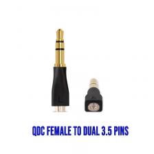 Переходник Zephone MMCX с гнездом - конвертируемый на 2-контактный разъем 0,78 мм, A2DC, QDC, позолоченные вилки 3,5 мм - подходит для IE40Pro IE500 PRO Переходник Zephone MMCX с гнездом - конвертируемый на 2-контактный разъем 0,78 мм, A2DC, QDC, позолоченные вилки 3,5 мм - подходит для IE40Pro IE500 PRO