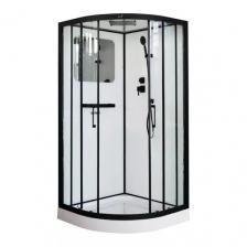 Душевая кабина Cerutti Spa Viva 100х100 черная стекло прозрачное Душевая кабина Cerutti Spa Viva 100х100 черная стекло прозрачное