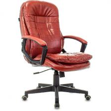 Кресло руководителя Бюрократ (T-9950LT) коричневый Boroko-37, эко.кожа, крестов. пластик Кресло руководителя Бюрократ (T-9950LT) коричневый Boroko-37, эко.кожа, крестов. пластик
