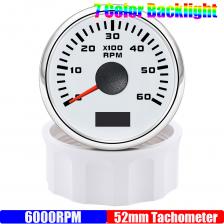 7 цветов подсветки 2 "52 мм тахометр водонепроницаемый IP67 тахометр 3000/4000/6000/7000/8000 об/мин тахометр для морского автомобиля 12 В 24 В на заказ 7 цветов подсветки 2 "52 мм тахометр водонепроницаемый IP67 тахометр 3000/4000/6000/7000/8000 об/мин тахометр для морского автомобиля 12 В 24 В на заказ