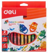 Масляная пастель Deli EC20120 Color Emotion шестигранные 24цв. картон.кор./европод. Масляная пастель Deli EC20120 Color Emotion шестигранные 24цв. картон.кор./европод.