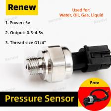 Датчик давления газа, воды, масла, переменная частота, насос, гидравлическое давление, настенная плита, используется 5 В, мощность 0,5-4,5 в, выход Датчик давления газа, воды, масла, переменная частота, насос, гидравлическое давление, настенная плита, используется 5 В, мощность 0,5-4,5 в, выход
