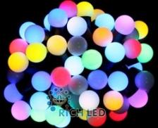 Rich Led Светодиодная гирлянда шарики соединяемая 220 В, IP65 RL-T7.5-50C-23B-B/RGB 1 шт. Rich Led Светодиодная гирлянда шарики соединяемая 220 В, IP65 RL-T7.5-50C-23B-B/RGB 1 шт.