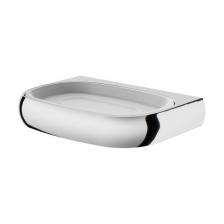 Стеклянная мыльница AM.PM Sensation с настенным держателем, хром A3034200 Стеклянная мыльница AM.PM Sensation с настенным держателем, хром A3034200