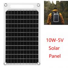 Солнечная панель 10 Вт USB 5 В водонепроницаемая портативная батарея для пешего туризма и кемпинга для зарядки мобильного телефона Power Bank портативная солнечная панель Солнечная панель 10 Вт USB 5 В водонепроницаемая портативная батарея для пешего туризма и кемпинга для зарядки мобильного телефона Power Bank портативная солнечная панель