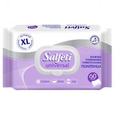 полотенца влажные SALFETI Universal XL 25х18см с клапаном 60шт полотенца влажные SALFETI Universal XL 25х18см с клапаном 60шт