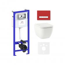 Комплект: инсталляция с унитазом Lavinia Boho One Compacto 6 в 1 75110070 - комплексное предложение, включающее все необходимое для установки и комфортного использования подвесной керамики. Чаша унитаза крепится на инсталляционную систему, далее на стену монтируется клавиша смыва для подачи воды. Подвесной унитаз, как правило, находится над полом на высоте около 100 мм, что облегчает уборку и обеспечивает доступ для свободного мытья пола под чашей. Санитарный фарфор Lavinia Boho имеет более твердую и гладкую поверхность, нежели сантехнический фаянс. Благодаря современному оборудованию и обжигу керамики при температуре 1250 °С образуется беспористая многослойная глазурь, которая отличается низким коэффициентом водопоглощения и меньше впитывает грязь и запахи. Сиденье с крышкой изготовлено из прочного дюропласта с петлями из нержавеющей стали и имеет идеальное сочетание глянцевого цвета с керамикой. Комплект: инсталляция с унитазом Lavinia Boho One Compacto 6 в 1 75110070 - комплексное предложение, включающее все необходимое для установки и комфортного использования подвесной керамики. Чаша унитаза крепится на инсталляционную систему, далее на стену монтируется клавиша смыва для подачи воды. Подвесной унитаз, как правило, находится над полом на высоте около 100 мм, что облегчает уборку и обеспечивает доступ для свободного мытья пола под чашей. Санитарный фарфор Lavinia Boho имеет более твердую и гладкую поверхность, нежели сантехнический фаянс. Благодаря современному оборудованию и обжигу керамики при температуре 1250 °С образуется беспористая многослойная глазурь, которая отличается низким коэффициентом водопоглощения и меньше впитывает грязь и запахи. Сиденье с крышкой изготовлено из прочного дюропласта с петлями из нержавеющей стали и имеет идеальное сочетание глянцевого цвета с керамикой.