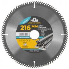 диск пильный MOS по алюминию и пластику 216x30мм 100зубьев диск пильный MOS по алюминию и пластику 216x30мм 100зубьев