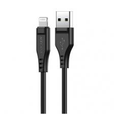 Кабель ACEFAST C3-02 USB-A to Lightning 1,2м TPE charging data cable для подзарядки и передачи данных, черный AF-C3-02-BK Кабель ACEFAST C3-02 USB-A to Lightning 1,2м TPE charging data cable для подзарядки и передачи данных, черный AF-C3-02-BK