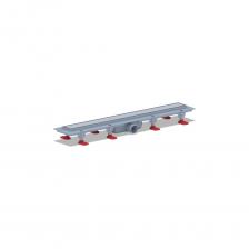 Душевой трап - классическое техническое решение для отвода воды из ванной комнаты. Имеет вытянутую прямоугольную форму, его также называют дренажным каналом или душевым лотком. Сверху конструкция трапа закрывается декоративной решеткой из нержавеющей стали. Трап устанавливается в пол, общую высоту монтажа можно регулировать от 66 до 102 мм. Трап изготовлен из прочного АБС-пластика. Устанавливается по краям или в углах душевой комнаты и фиксируется с помощью крепежных элементов. Внутри корпуса установлен съемный сифон (гидрозатвор) и съемный клапан сухого затвора. Слив горизонтальный, диаметр выпуска 40 мм. Сверху трап закрывает решетка, которая задерживает мусор, препятствуя забиванию слива, а также выполняет декоративную функцию. На решетку можно становиться, принимая душ: изделие выдерживает нагрузку до 300 кг. Душевой трап - классическое техническое решение для отвода воды из ванной комнаты. Имеет вытянутую прямоугольную форму, его также называют дренажным каналом или душевым лотком. Сверху конструкция трапа закрывается декоративной решеткой из нержавеющей стали. Трап устанавливается в пол, общую высоту монтажа можно регулировать от 66 до 102 мм. Трап изготовлен из прочного АБС-пластика. Устанавливается по краям или в углах душевой комнаты и фиксируется с помощью крепежных элементов. Внутри корпуса установлен съемный сифон (гидрозатвор) и съемный клапан сухого затвора. Слив горизонтальный, диаметр выпуска 40 мм. Сверху трап закрывает решетка, которая задерживает мусор, препятствуя забиванию слива, а также выполняет декоративную функцию. На решетку можно становиться, принимая душ: изделие выдерживает нагрузку до 300 кг.