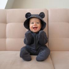 Комбинезон детский MINAKU, рост 68-74 см, графитовый Комбинезон детский MINAKU, рост 68-74 см, графитовый