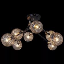 Потолочная люстра Illumico IL0264-8CSQ-79 BK AB Потолочная люстра Illumico IL0264-8CSQ-79 BK AB